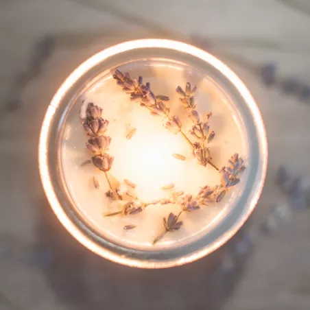 Bougie parfumée à la lavande - La Bougie Décorative