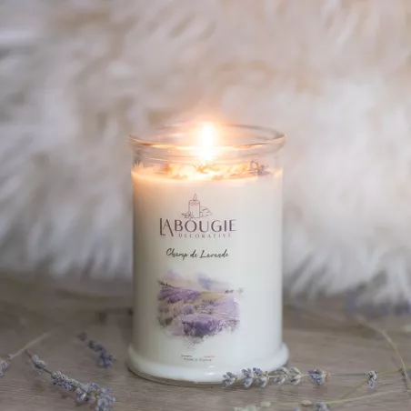 Bougie parfumée à la lavande - La Bougie Décorative